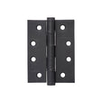 This is an image of Atlantic Ball Bearing Hinges Grade 13 Fire Rated 4" x 3" x 3mm - Matt Black available to order from Trade Door Handles.