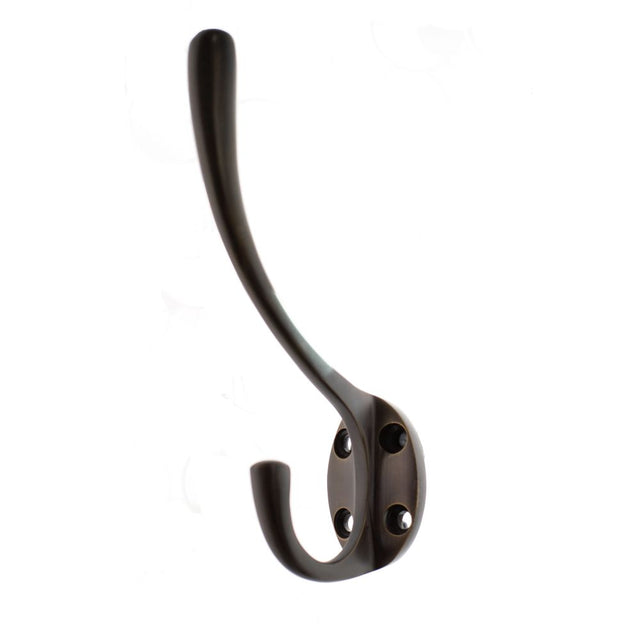 This is an image of Atlantic Traditional Hat & Coat Hook - Urban Bronze available to order from Trade Door Handles.