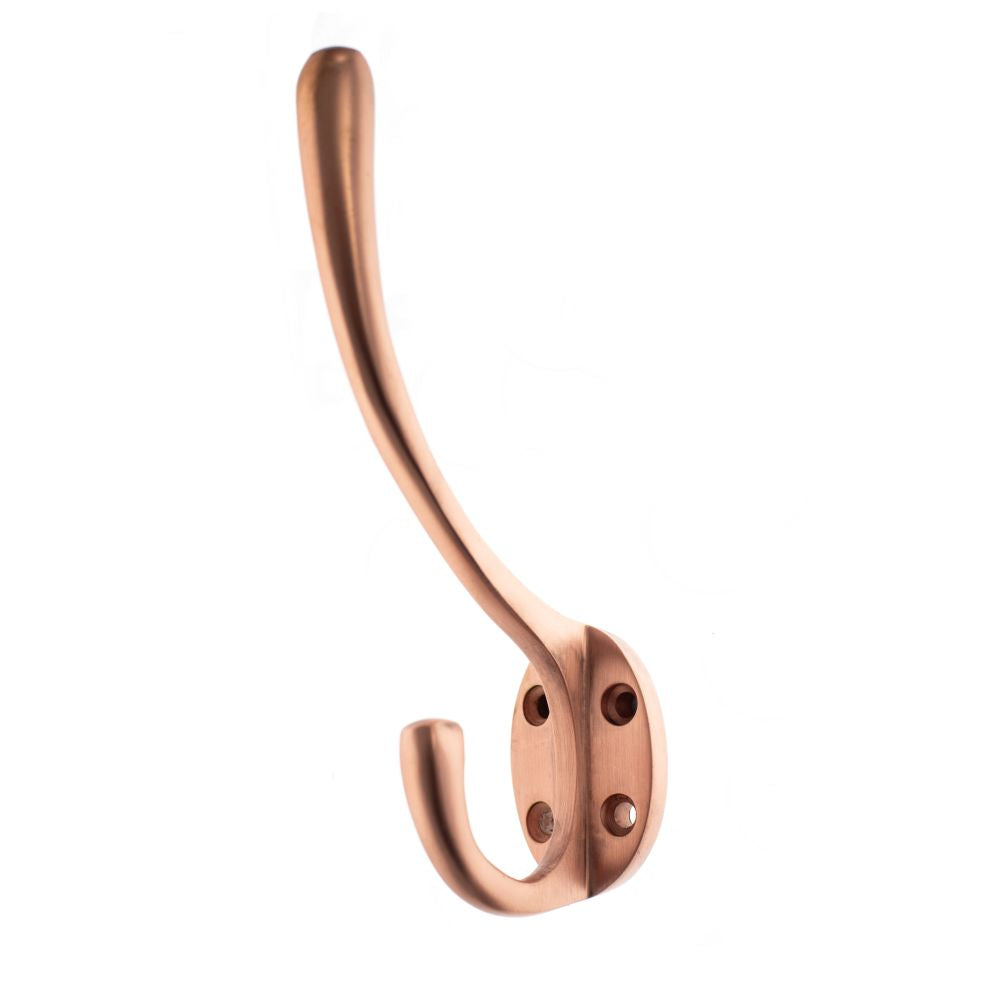 This is an image of Atlantic Traditional Hat & Coat Hook - Urban Satin Copper available to order from Trade Door Handles.