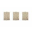 High quality image of Atlantic Ball Bearing Hinges Grade 11 Fire Rated 4" x 3" x 2.5mm set of 3 - Sati | Sku. ahg111433sn3 | available to order from Trade Door Handles in Kendal.