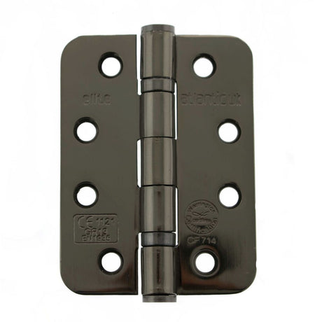 High quality image of Atlantic Radius Corner Ball Bearing Hinges 4" X 3" X 3mm - Black Nickel | Sku. ahr1433bn | available to order from Trade Door Handles in Kendal.