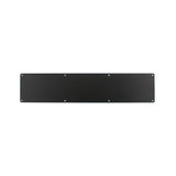 This is an image of Atlantic Kick Plate Pre drilled with screws 690mm x 150mm - Matt Black available to order from Trade Door Handles.