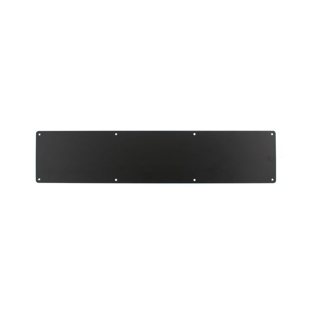 High quality image of Atlantic Kick Plate Pre drilled with screws 745mm x 150mm - Matt Black | Sku. akp745mb | available to order from Trade Door Handles in Kendal.