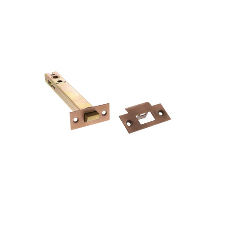 This is an image of Atlantic Heavy Duty Bolt Through Tubular Latch 6" - Urban Satin Copper available to order from Trade Door Handles.