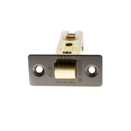 High quality image of Atlantic Fire-Rated CE Marked Bolt Through Tubular Latch 3" - Black Nickel | Sku. alce3bn | available to order from Trade Door Handles in Kendal.