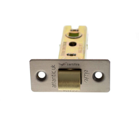 High quality image of Atlantic Fire-Rated CE Marked Bolt Through Tubular Latch 3" - Matt Gun Metal | Sku. alce3mbn | available to order from Trade Door Handles in Kendal.
