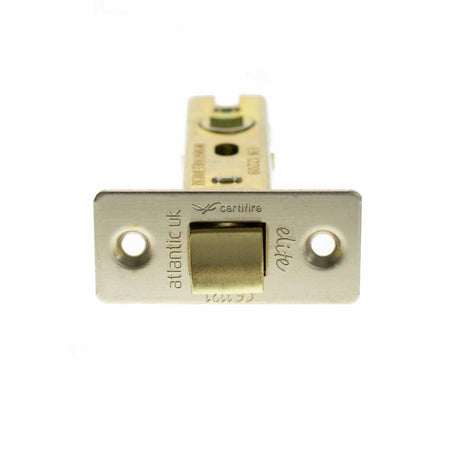 High quality image of Atlantic Fire-Rated CE Marked Bolt Through Tubular Latch 3" - Satin Nickel | Sku. alce3sn | available to order from Trade Door Handles in Kendal.