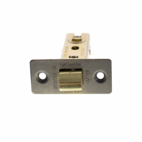High quality image of Atlantic Fire-Rated CE Marked Bolt Through Tubular Latch 3" - Urban Bronze | Sku. alce3ub | available to order from Trade Door Handles in Kendal.