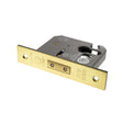 This is an image of Atlantic Euro Deadlock [CE] 2.5" - Polished Brass available to order from Trade Door Handles.