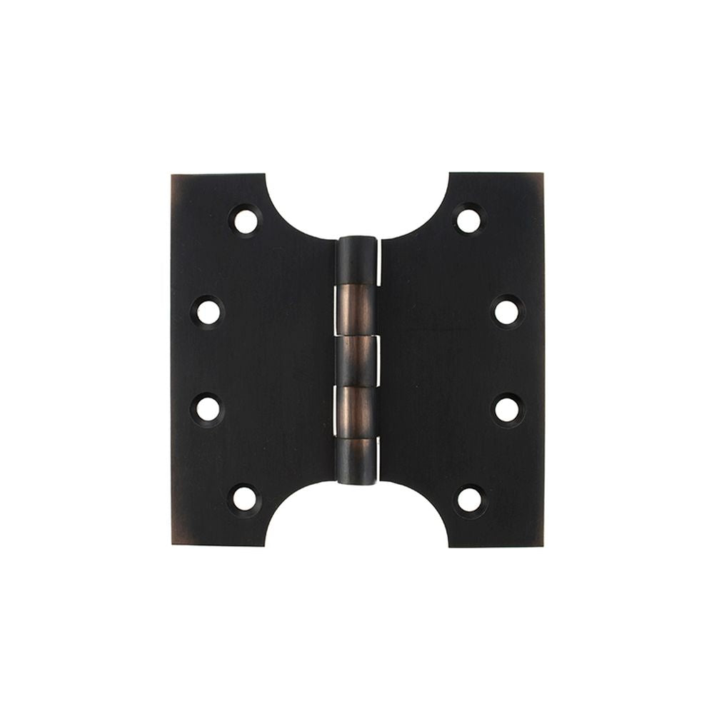 This is an image of Atlantic (Solid Brass) Parliament Hinges 4" x 2" x 4mm - Antique Copper available to order from Trade Door Handles.