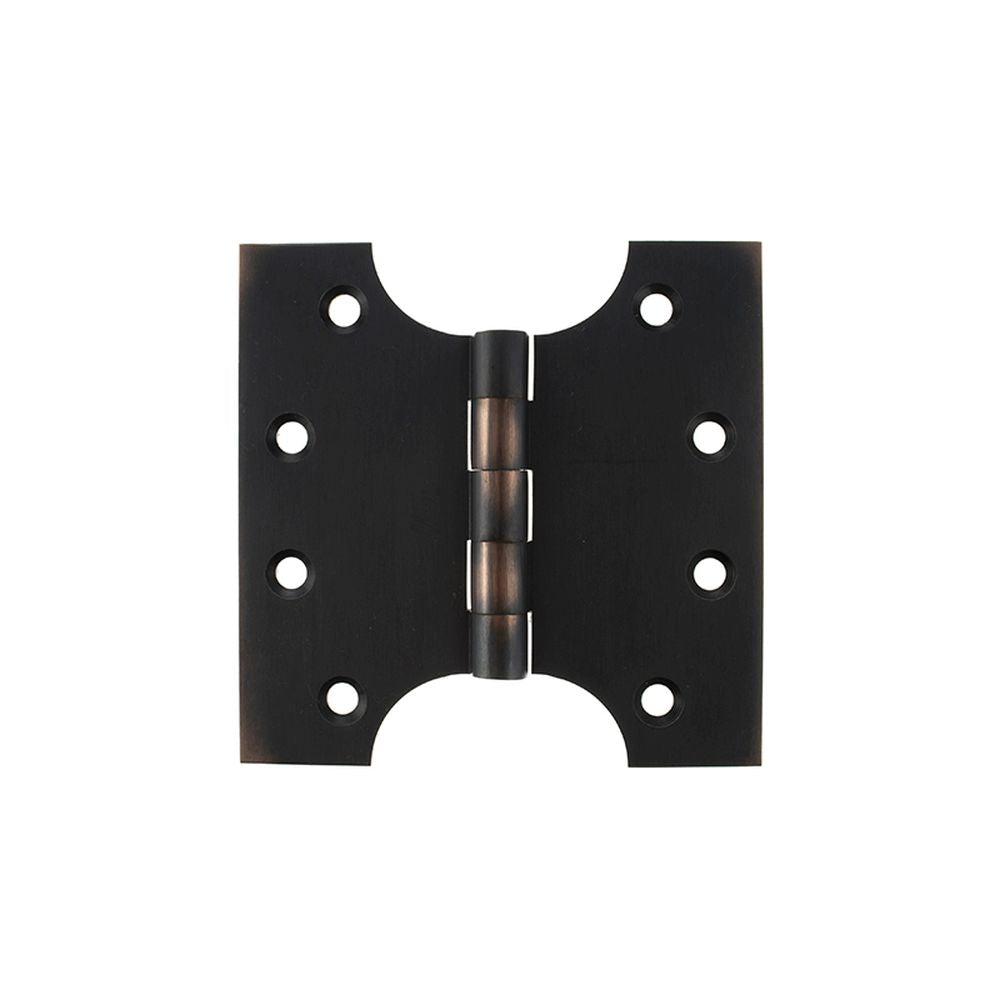High quality image of Atlantic (Solid Brass) Parliament Hinges 4" x 2" x 4mm - Antique Copper | Sku. aph424ac | available to order from Trade Door Handles in Kendal.