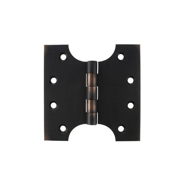 This is an image of Atlantic (Solid Brass) Parliament Hinges 4" x 2" x 4mm - Antique Copper available to order from Trade Door Handles.