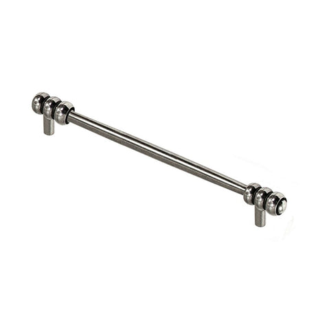 This is an image showing Finesse - Heaton Pewter Bar Handle c/c 224mm available from trade door handles, quick delivery and discounted prices