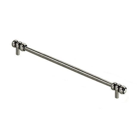 This is an image showing Finesse - Heaton Pewter Bar Handle c/c 288mm available from trade door handles, quick delivery and discounted prices