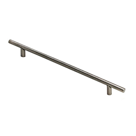 This is an image showing Finesse - Brompton Pewter Bar Handle c/c 224mm available from trade door handles, quick delivery and discounted prices