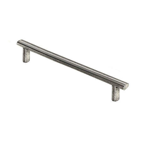 This is an image showing Finesse - Croxdale Pewter Bar Handle c/c 160mm available from trade door handles, quick delivery and discounted prices