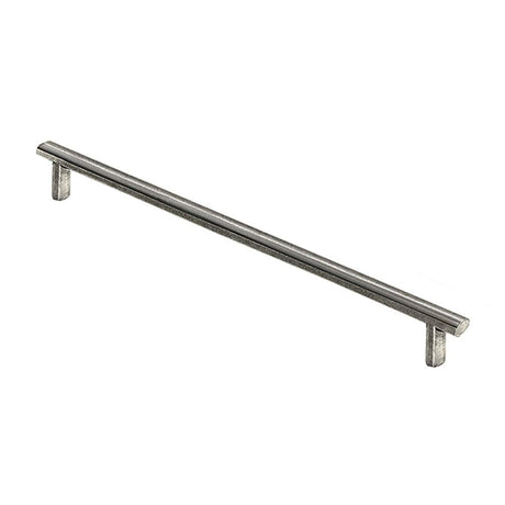 This is an image showing Finesse - Croxdale Pewter Bar Handle c/c 288mm available from trade door handles, quick delivery and discounted prices