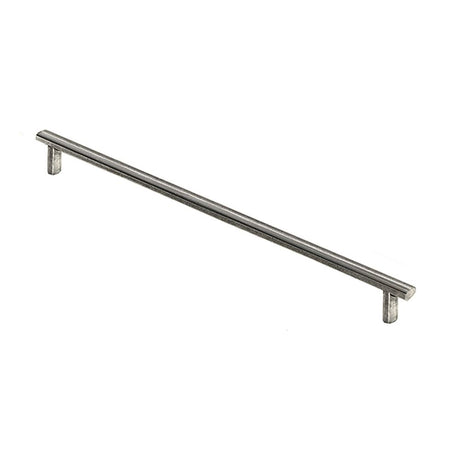 This is an image showing Finesse - Croxdale Pewter Bar Handle c/c 352mm available from trade door handles, quick delivery and discounted prices