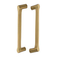 This is an image of a Heritage Brass - Back to Back Door Pull Handle Gio Design 332mm Satin Brass Finish, btb1238-332-sb that is available to order from Trade Door Handles in Kendal.