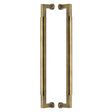 This is an image of a Heritage Brass - Door Pull Handle Bauhaus Design 483mm Antique Brass Finish, btb1312-483-at that is available to order from Trade Door Handles in Kendal.