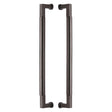 This is an image of a Heritage Brass - Door Pull Handle Bauhaus Design 483mm Matt Bronze Finish, btb1312-483-mb that is available to order from Trade Door Handles in Kendal.