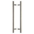 This is an image of a Heritage Brass - Back to Back Door Pull Handle Bar Design 457mm Satin Nickel Finish, btb1361-457-sn that is available to order from Trade Door Handles in Kendal.