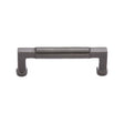 This is an image of a Heritage Brass - Cabinet Pull Bauhaus Design 101mm CTC Matt Bronze Finish, c0312-101-mb that is available to order from Trade Door Handles in Kendal.