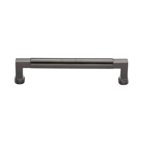 This is an image of a Heritage Brass - Cabinet Pull Bauhaus Design 152mm CTC Matt Bronze Finish, c0312-152-mb that is available to order from Trade Door Handles in Kendal.