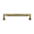 This is an image of a Heritage Brass - Cabinet Pull Bauhaus Design 160mm CTC Antique Brass Finish, c0312-160-at that is available to order from Trade Door Handles in Kendal.