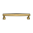 This is an image of a Heritage Brass - Cabinet Pull Deco Design 160mm CTC Polished Brass Finish, c0334-160-pb that is available to order from Trade Door Handles in Kendal.