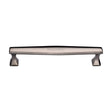 This is an image of a Heritage Brass - Cabinet Pull Deco Design 160mm CTC Polished Nickel Finish, c0334-160-pnf that is available to order from Trade Door Handles in Kendal.