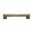 This is an image of a Heritage Brass - Cabinet Pull Metro Design 160mm CTC Antique Brass Finish, c0337-160-at that is available to order from Trade Door Handles in Kendal.