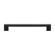 This is an image of a Heritage Brass - Cabinet Pull Metro Design 192mm CTC Matt Black Finish, c0337-192-bkmt that is available to order from Trade Door Handles in Kendal.