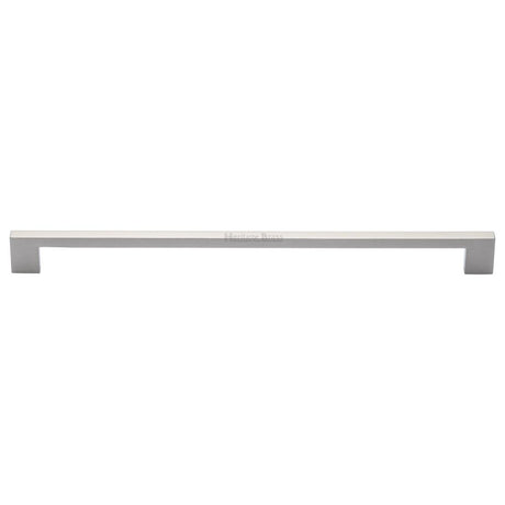 This is an image of a Heritage Brass - Cabinet Pull Metro Design 320mm CTC Satin Nickel Finish, c0337-320-sn that is available to order from Trade Door Handles in Kendal.