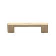 This is an image of a Heritage Brass - Cabinet Pull Metro Design 96mm CTC Satin Brass Finish, c0337-96-sb that is available to order from Trade Door Handles in Kendal.