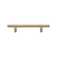 This is an image of a Heritage Brass - Cabinet Pull T-Bar Design 101mm CTC Satin Brass Finish, c0361-101-sb that is available to order from Trade Door Handles in Kendal.