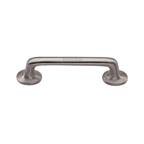 This is an image of a Heritage Brass - Heritage Cabinet Pull Traditional Design 152mm CTC Satin Nickel, c0376-152-sn that is available to order from Trade Door Handles in Kendal.