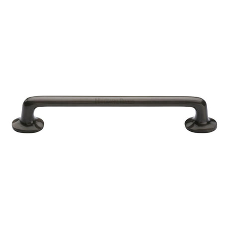 This is an image of a Heritage Brass - Cabinet Pull Traditional Design 203mm CTC Matt Bronze Finish, c0376-203-mb that is available to order from Trade Door Handles in Kendal.