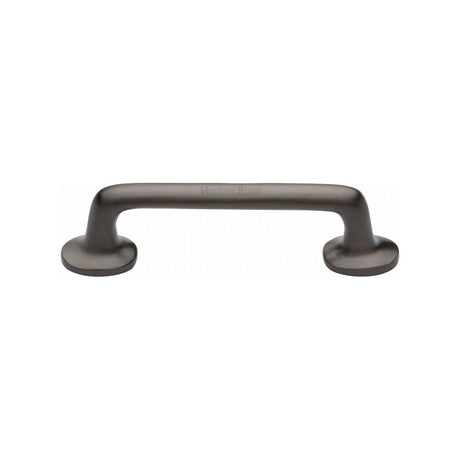 This is an image of a Heritage Brass - Cabinet Pull Traditional Design 96mm CTC Matt Bronze Finish, c0376-96-mb that is available to order from Trade Door Handles in Kendal.