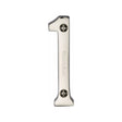 This is an image of a Heritage Brass - Numeral 1 Face Fix 76mm (3") Polished Nickel Finish, c1560-1-pnf that is available to order from Trade Door Handles in Kendal.