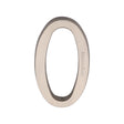 This is an image of a Heritage Brass - Numeral 0 Concealed Fix 76mm (3") Satin Nickel finish, c1564-0-sn that is available to order from Trade Door Handles in Kendal.