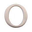 This is an image of a Heritage Brass - Alphabet O Pin Fix 51mm (2") Satin Nickel Finish, c1565-2-o-sn that is available to order from Trade Door Handles in Kendal.