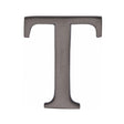 This is an image of a Heritage Brass - Alphabet T Pin Fix 51mm (2") Matt Bronze Finish, c1565-2-t-mb that is available to order from Trade Door Handles in Kendal.