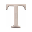 This is an image of a Heritage Brass - Alphabet T Pin Fix 51mm (2") Satin Nickel Finish, c1565-2-t-sn that is available to order from Trade Door Handles in Kendal.