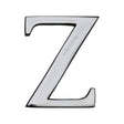 This is an image of a Heritage Brass - Alphabet Z Pin Fix 51mm (2") Polished Chrome Finish, c1565-2-z-pc that is available to order from Trade Door Handles in Kendal.