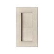 This is an image of a Heritage Brass - Rectangular Flush Pull 105 x 58mm Satin Nickel Finish, c1855-105-sn that is available to order from Trade Door Handles in Kendal.