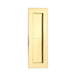 This is an image of a Heritage Brass - Rectangular Flush Pull 175 x 58mm Polished Brass Finish, c1855-175-pb that is available to order from Trade Door Handles in Kendal.