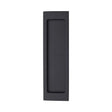 This is an image of a Heritage Brass - Flush Pull 197mm Matt Black Finish, c1872-bkmt that is available to order from Trade Door Handles in Kendal.