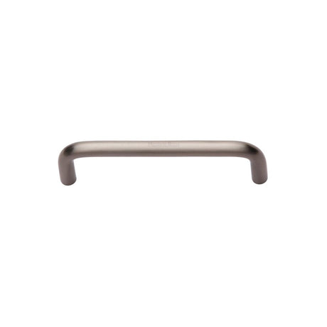 This is an image of a Heritage Brass - Cabinet Pull Wire Design 96mm CTC Satin Nickel Finish, c2155-96-sn that is available to order from Trade Door Handles in Kendal.