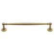 This is an image of a Heritage Brass - Cabinet Pull Colonial Design 203mm CTC Satin Brass Finish, c2533-203-sb that is available to order from Trade Door Handles in Kendal.